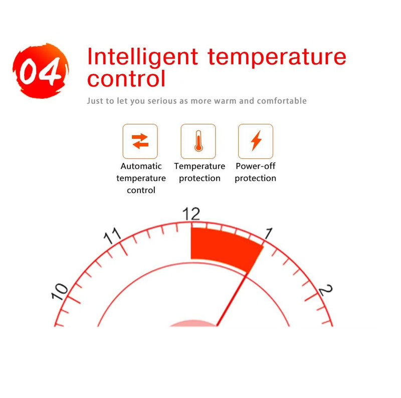 Aquecedor elétrico portátil, uso doméstico, plugado na tomada, controle remoto 500w