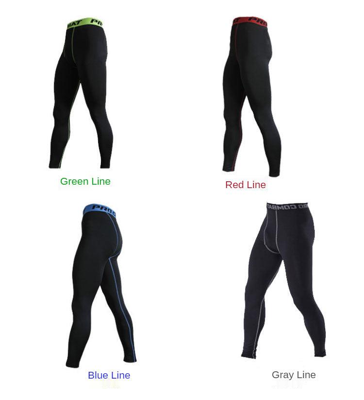 Leggings de Compressão Masculina, Calças Justas de Ginástica, Basquete