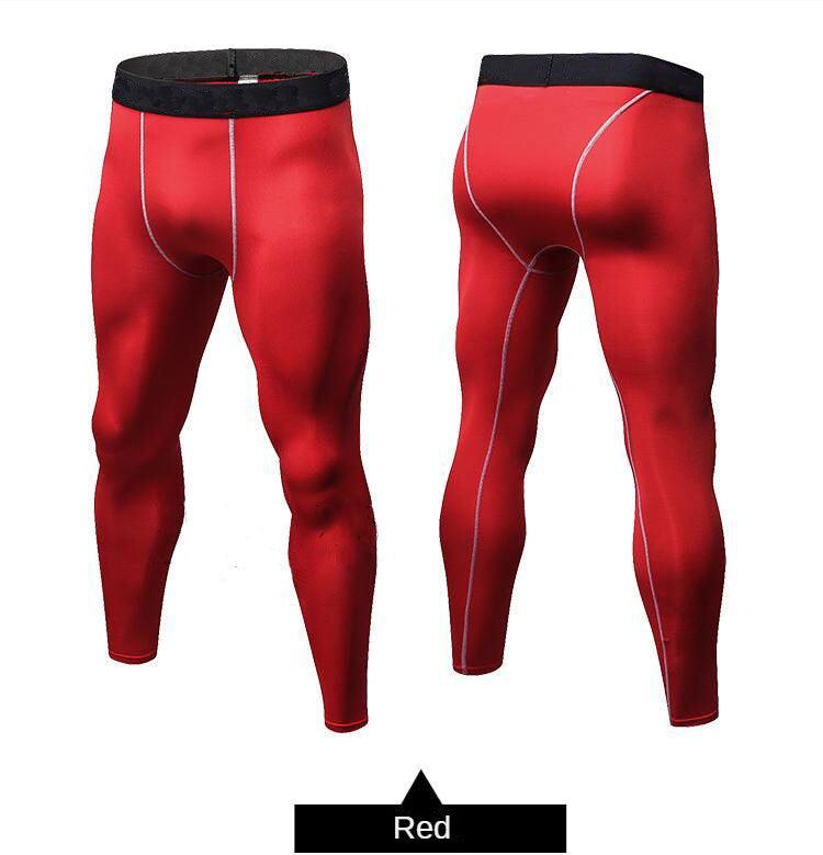 Leggings de Compressão Masculina, Calças Justas de Ginástica, Basquete