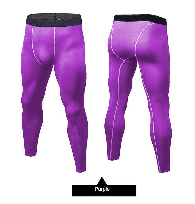 Leggings de Compressão Masculina, Calças Justas de Ginástica, Basquete