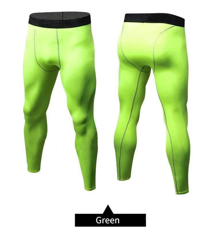 Leggings de Compressão Masculina, Calças Justas de Ginástica, Basquete