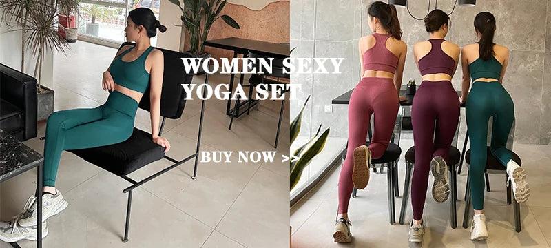 Top leggings sem costura feminino para academia, roupas esportivas para treino