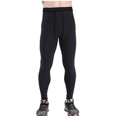 Leggings de Compressão Masculina, Calças Justas de Ginástica, Basquete