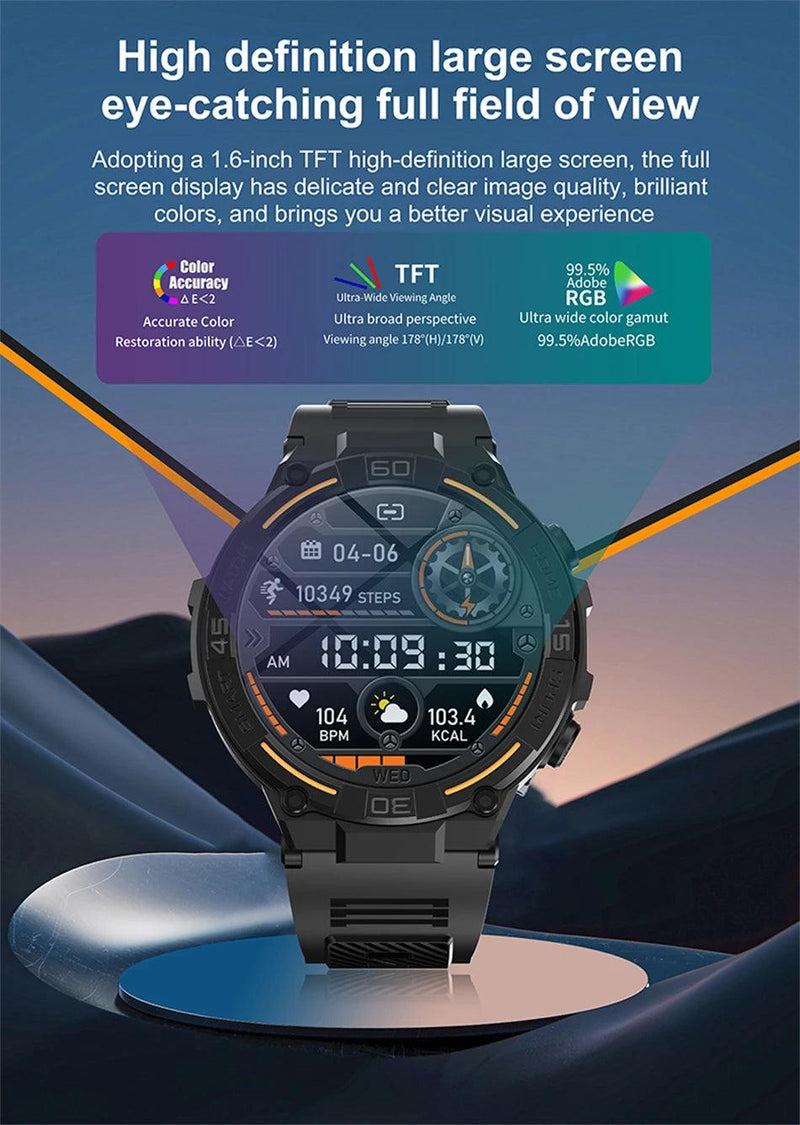 Smartwatch militar à prova d&