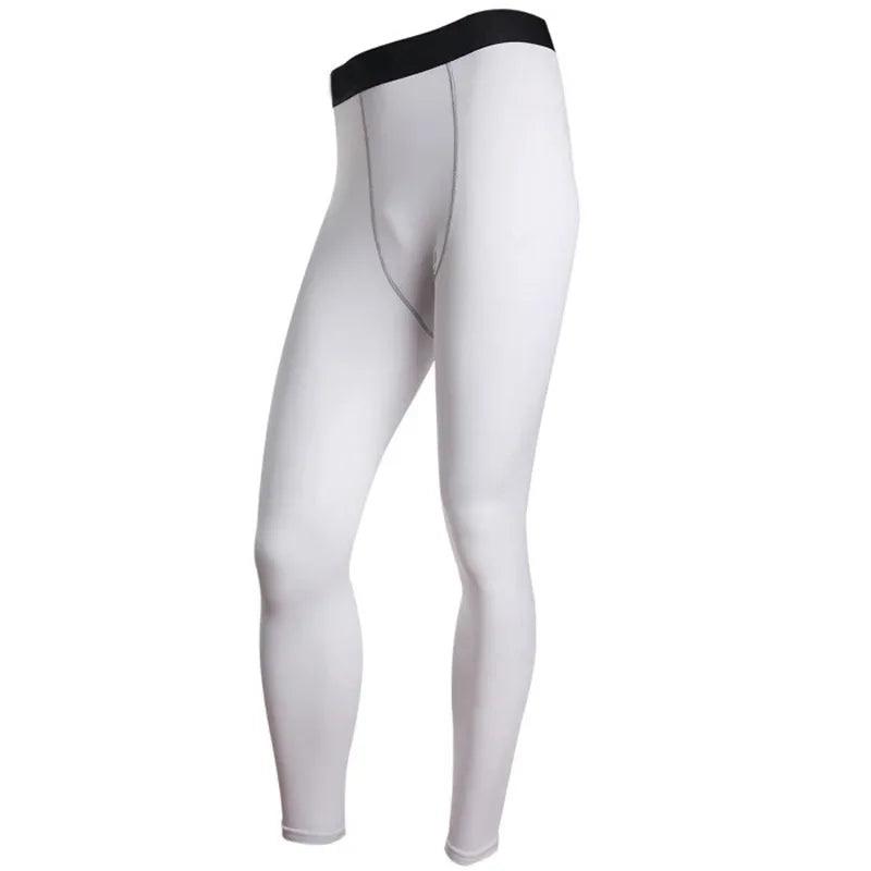 Leggings de Compressão Masculina, Calças Justas de Ginástica, Basquete