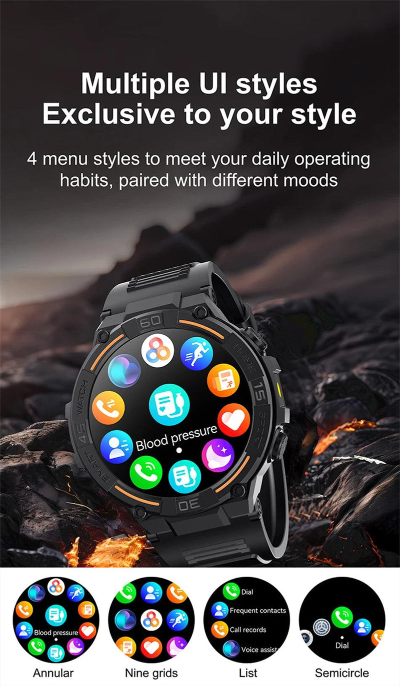 Smartwatch militar à prova d&