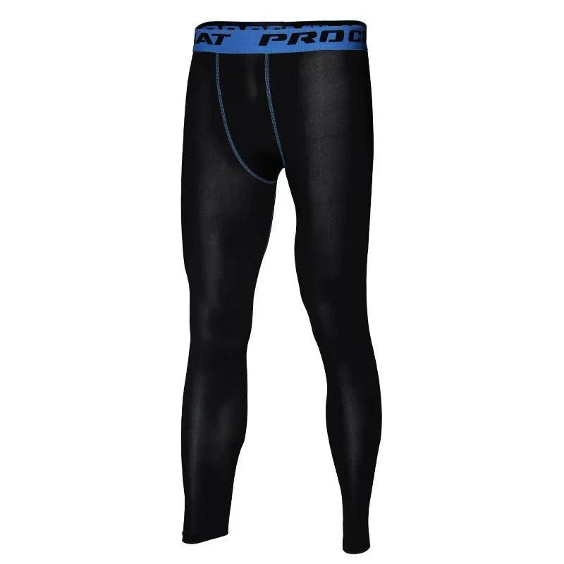 Leggings de Compressão Masculina, Calças Justas de Ginástica, Basquete