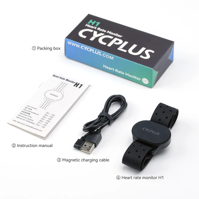 CYCPLUS-Monitor de frequência cardíaca sem fio Braçadeira, Pulseira, ANT