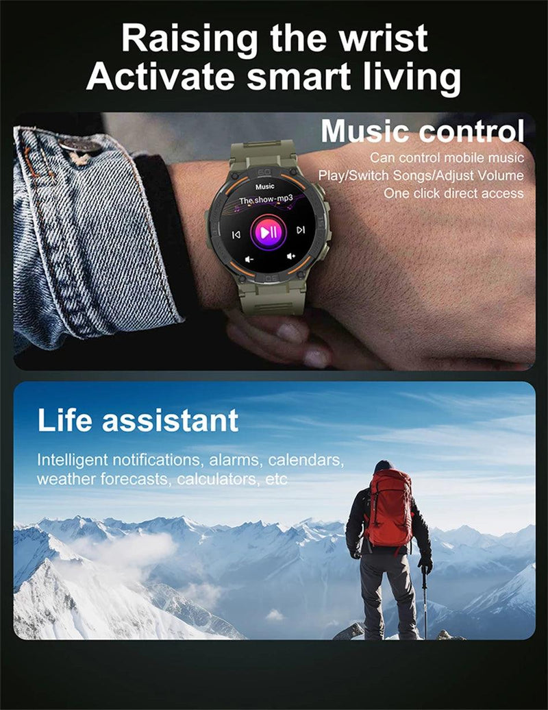 Smartwatch militar à prova d&