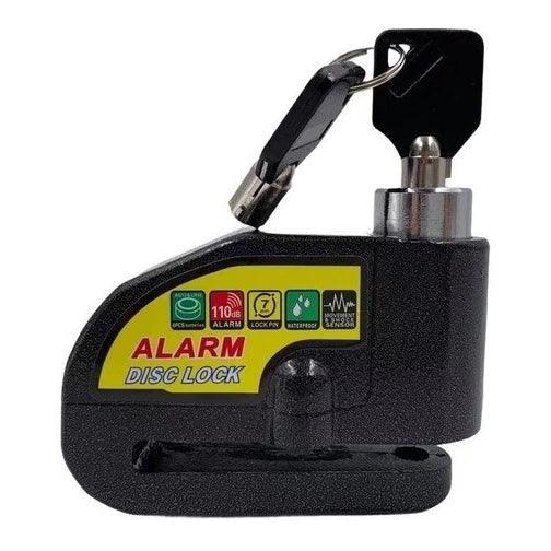 Trava Cadeado De Freio Disco Com Alarme Sonoro Para Moto