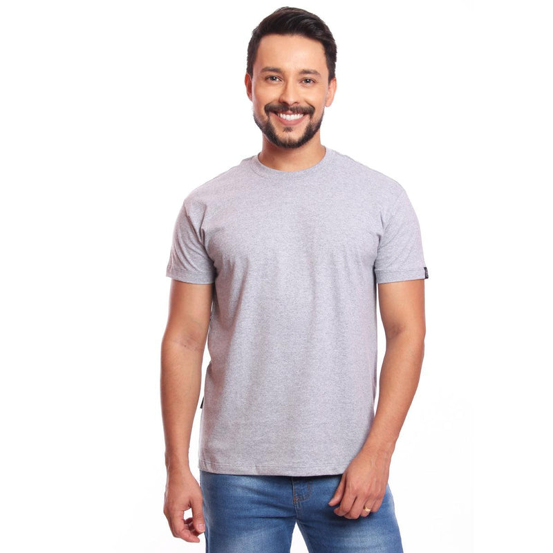 Camiseta Masculina Camisa Lisa 100% Algodão Premium Fio 30.1