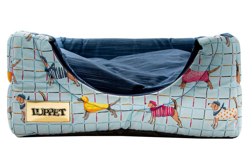 Cama Iglu e Toca Para Cachorro Impermeável Luppet Azul Pets (LP7021-02)